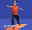 Image of a woman on a yoga mat