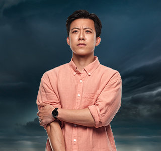 Image of man standing alone